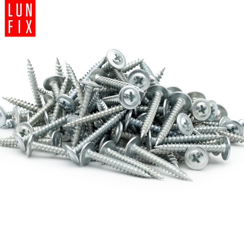 Wkręty samogwintujące 4,2x32mm z łbem podkładkowym do metalu WPC 500szt.