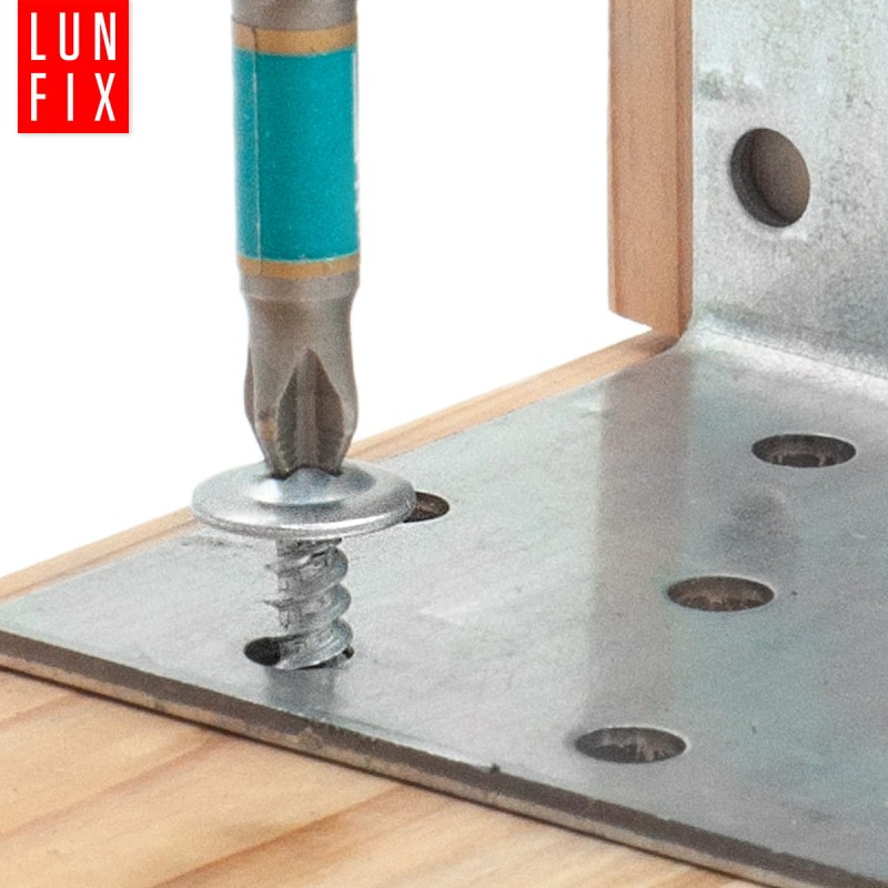 Wkręty samogwintujące 4,2x19mm z łbem podkładkowym do metalu WPC 20szt.