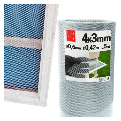 Pletivo na úl galvanizované 4x3mm fi0,6mm h42cm 5mb
