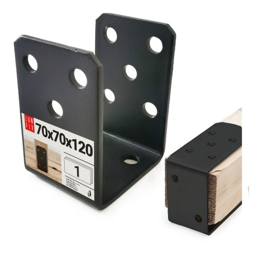 Patka k našroubovaní černý typ U 70 mm