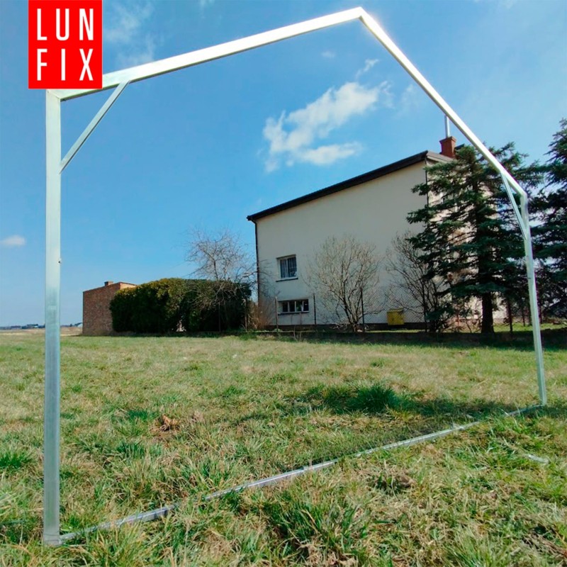 Szklarnia z poliwęglanu 2,8x4m "domek" profil 20x40mm grubość 6mm
