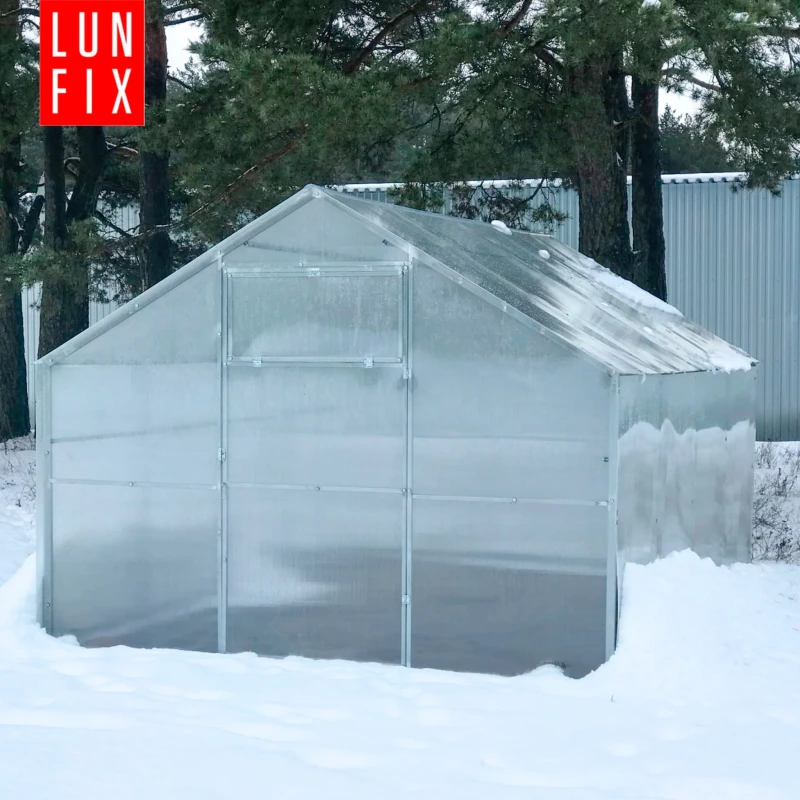 Polykarbonátový skleník  2,8x8m, 6mm