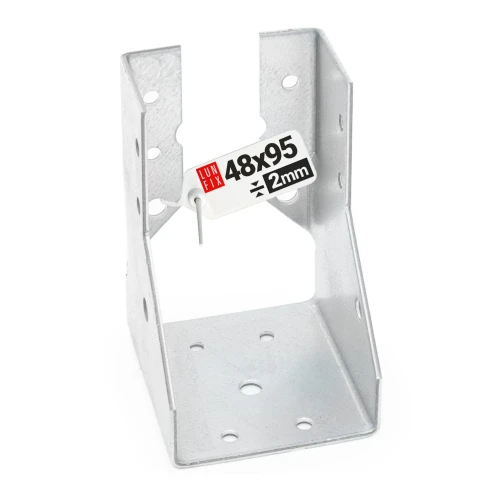 Závěs trámu 48x95x2 mm dělená botka