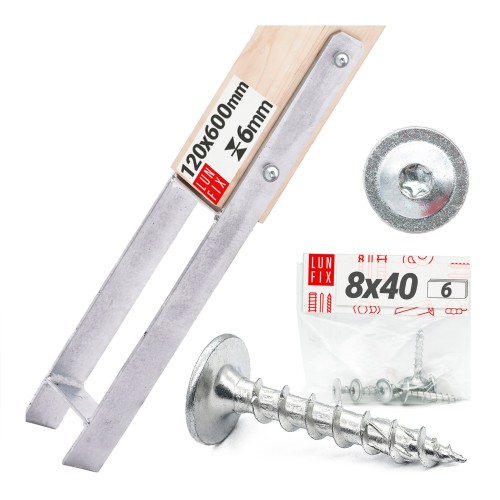 Ukotvení trámků typ H 120 + šrouby