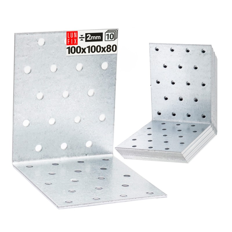 Kątownik montażowy100x100x80x2 KM15 10szt.