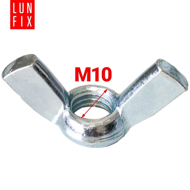 Nakrętka motylkowa M10 DIN315 ocynkowana 10szt.