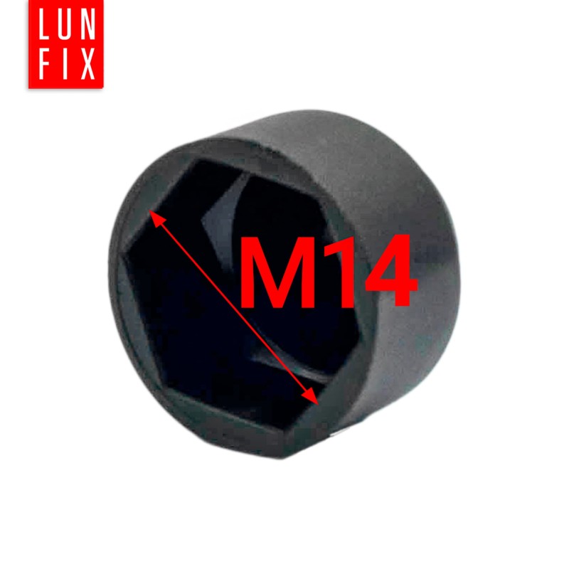 Zaślepka na śruby M14/22 maskownica kołpak czarna 100szt.