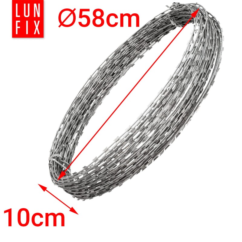 Drut ostrzowy prosty 50mb