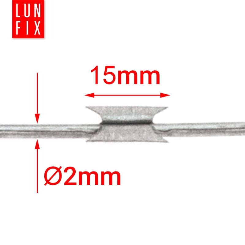 Drut ostrzowy prosty 50mb