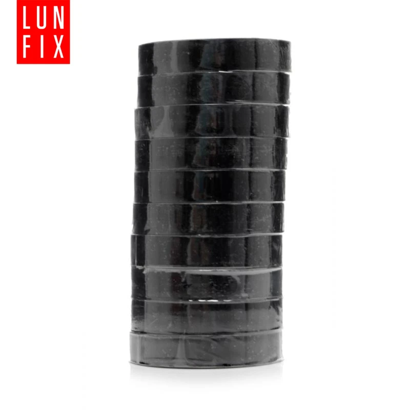 Černá PVC izolační páska 19 mm 20 m 10 ks.