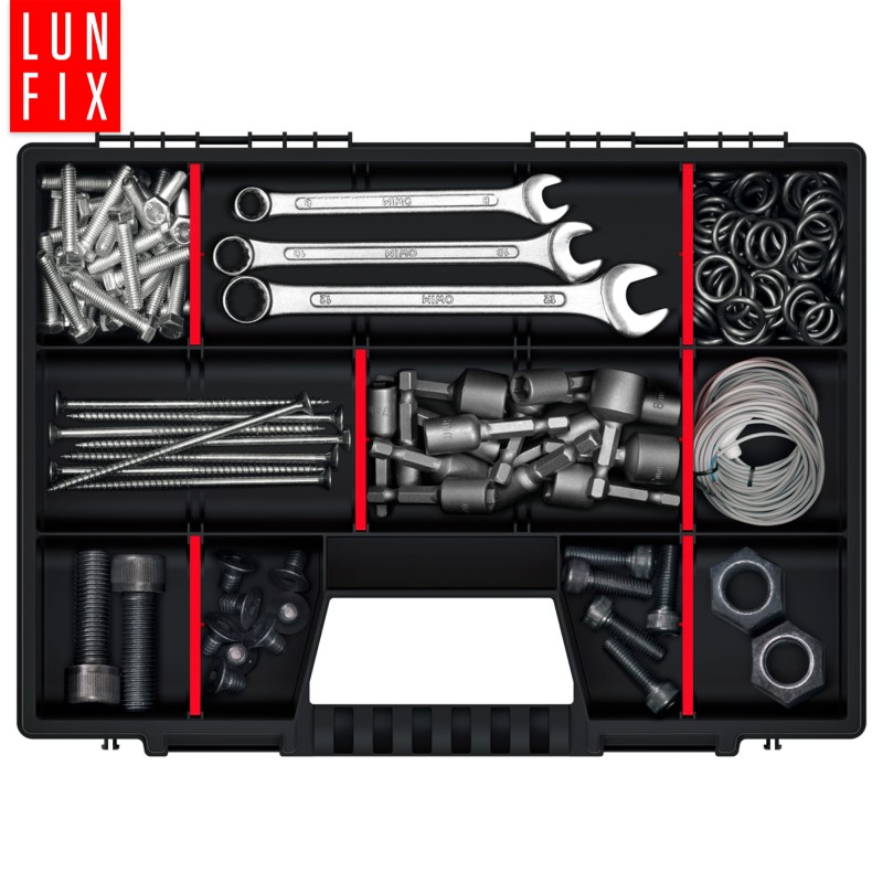 Organizer narzędziowy 40x30cm 10 modułów