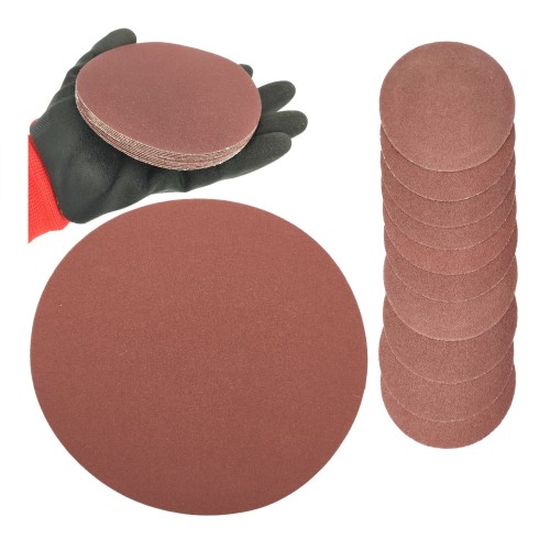 Brusný papírový kotouč P220 125mm kotouč na suchý zip 10ks.