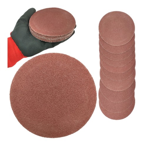 Brusný papírový kotouč P40 125mm kotouč na suchý zip 10ks.