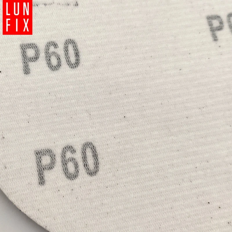 Brusný papírový kotouč P60 125mm kotouč na suchý zip 10ks.