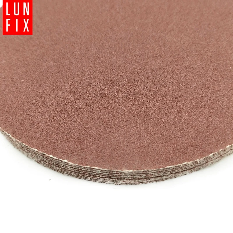 Brusný papírový kotouč P80 125mm kotouč na suchý zip 10ks.