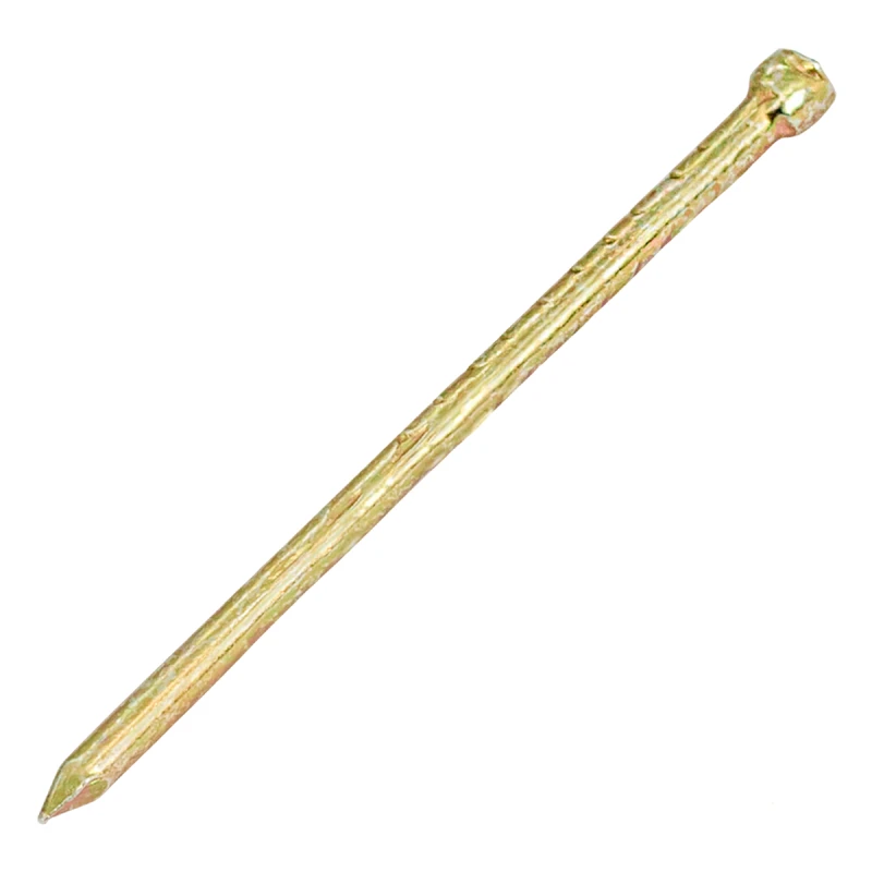 Hřebíky kolářské 1,4x20mm zlaté pozinkované 100g