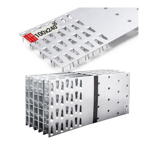 Styčníková deska 100x240 protištěpná spona 10ks