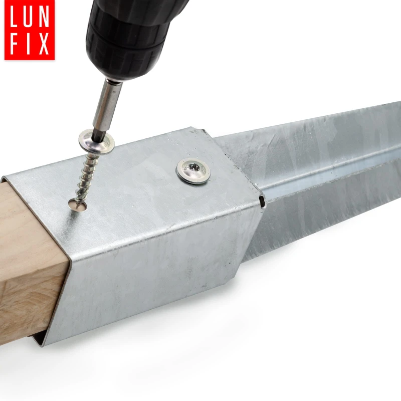 Podstawa słupa wbijana PSG5 100x100x1,8 mm h900 mm 1szt.