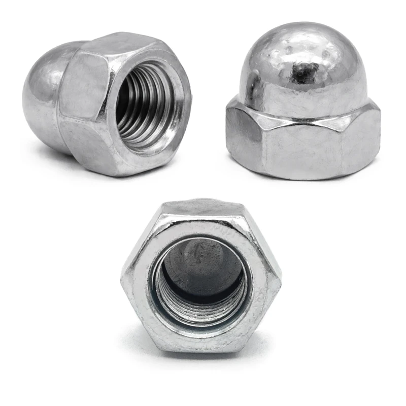 Nakrętka kołpakowa nierdzewna M10 DIN 1587 stal A2 900szt.