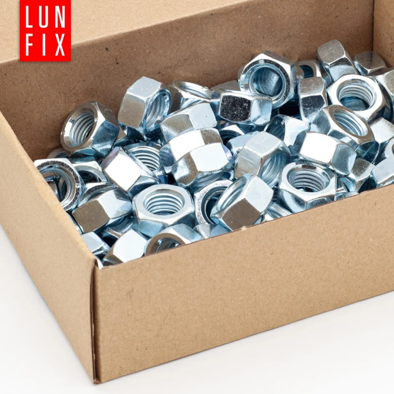 Nakrętka sześciokątna nierdzewna M3 DIN 934 stal A2 1000szt.