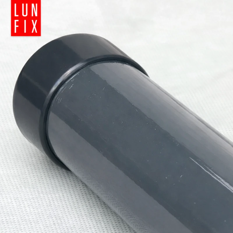 Nasadka zewnętrzna na słupek okrągły Ø42,4 mm, grafitowa – 1 szt.