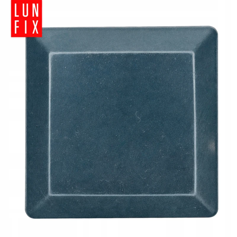 Nasadka zewnętrzna na słupek kwadratowy 120x120 mm, czarna – 10 szt.