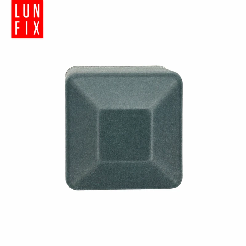Vnější krytka na čtvercový sloupek 20x20 mm, grafitová, 100 ks.