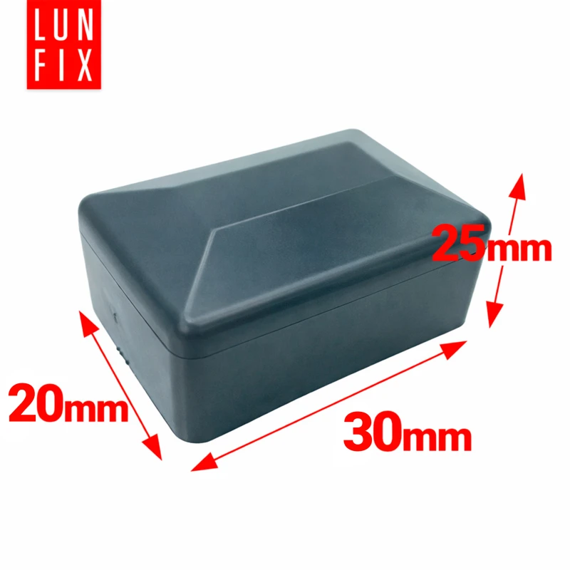 Nasadka zewnętrzna na słupek prostokątny 20x30 mm, grafitowa – 100 szt.