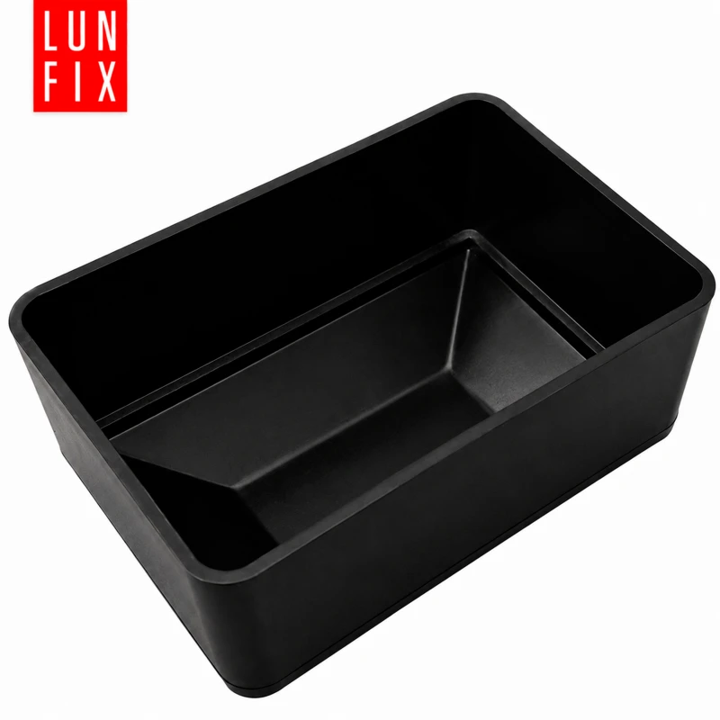 Černá záslepka pro obdélníkový plotový sloupek 20x30 mm, 100 ks.