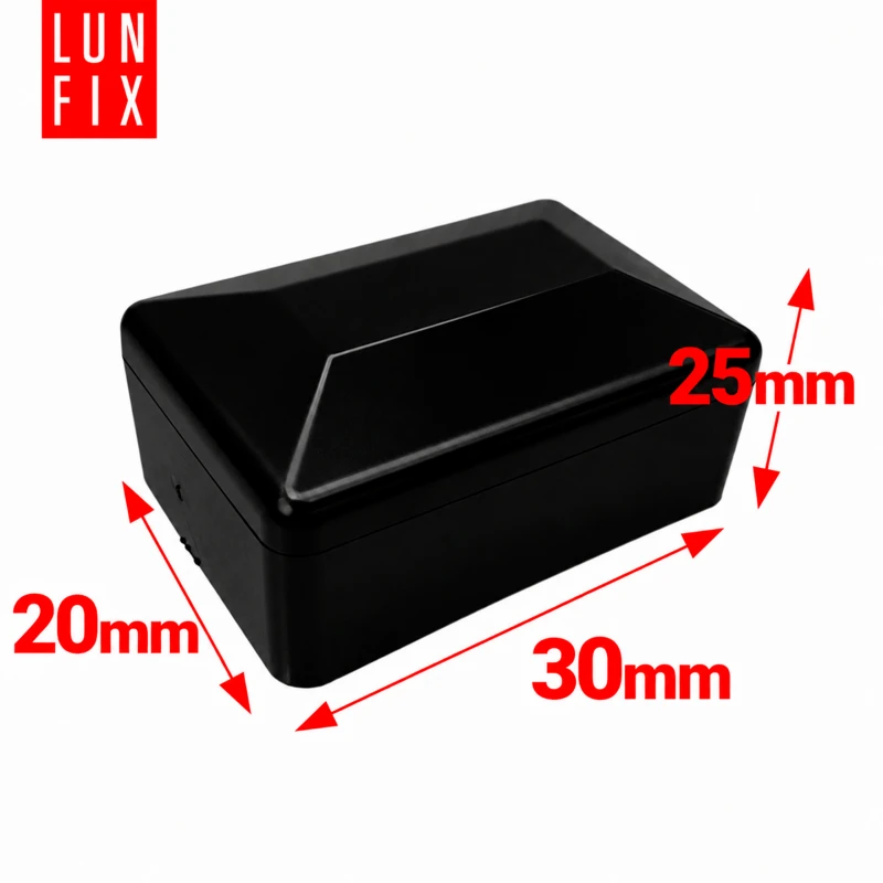 Černá záslepka pro obdélníkový plotový sloupek 20x30 mm, 10 ks.
