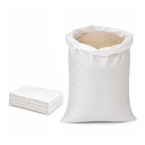 Polypropylenový pytel na suť 40x60 cm, 30 g, 63 g/m², bílý, 10 ks. – na písek, obilí a stavební odpad