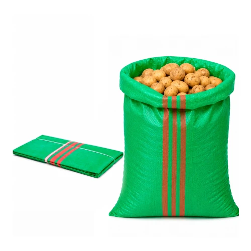 Polypropylenový pytel na suť 50x85 cm, 52 g, 61 g/m², zelený, 1 ks. – na písek, obilí a stavební odpad