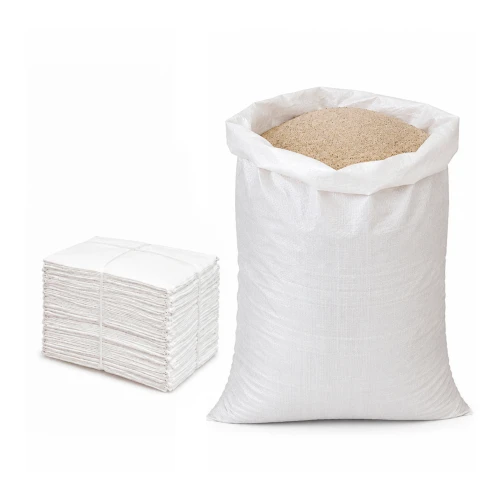 Polypropylenový pytel na suť 65x105 cm, 80 g, 59 g/m², bílý, 100 ks. – na písek, obilí a stavební odpad