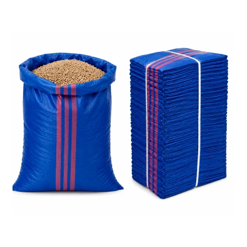 Polypropylenový pytel na suť 65x105 cm, 80 g, 59 g/m², modrý, 1000 ks. – na písek, obilí a stavební odpad