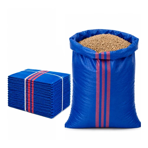 Polypropylenový pytel na suť 65x105 cm, 80 g, 59 g/m², modrý, 100 ks. – na písek, obilí a stavební odpad