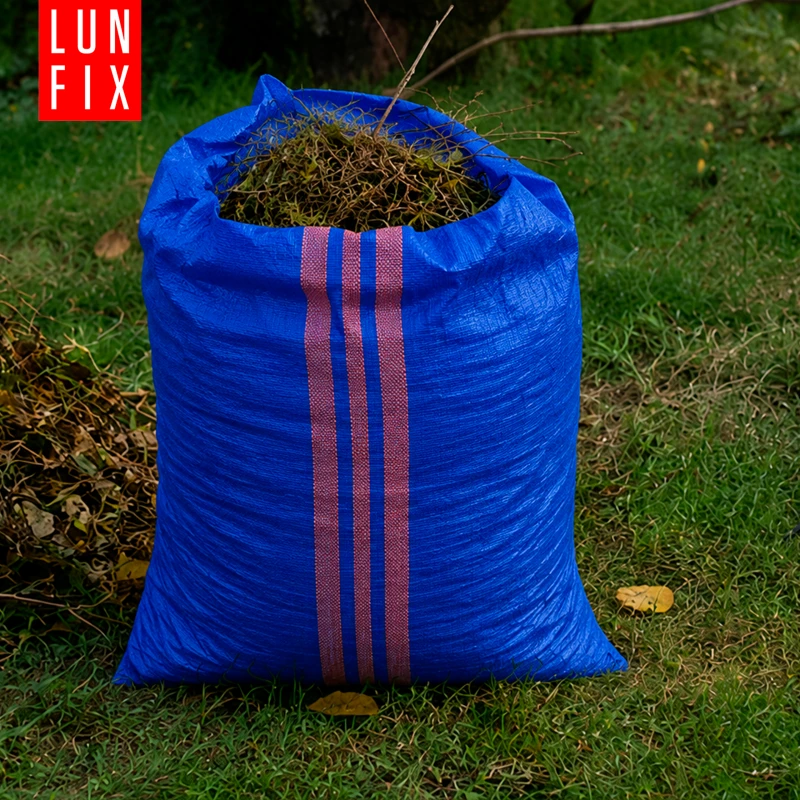 Worek na gruz 65 x 105 cm 80 g 59 g/m² niebieski 10 szt. - worek polipropylenowy, na piasek, zboże, odpady budowlane