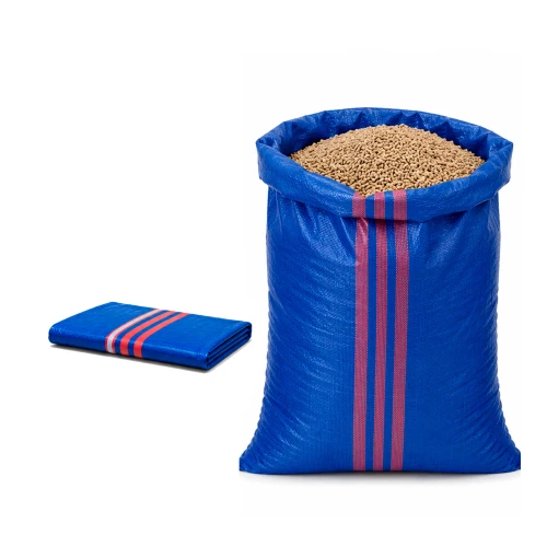 Polypropylenový pytel na suť 65x105 cm, 80 g, 59 g/m², modrý, 1 ks. – na písek, obilí a stavební odpad