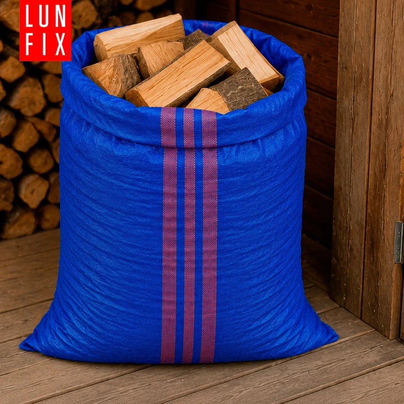 Worek na gruz 65 x 105 cm 80 g 59 g/m² niebieski 1 szt. - worek polipropylenowy, na piasek, zboże, odpady budowlane