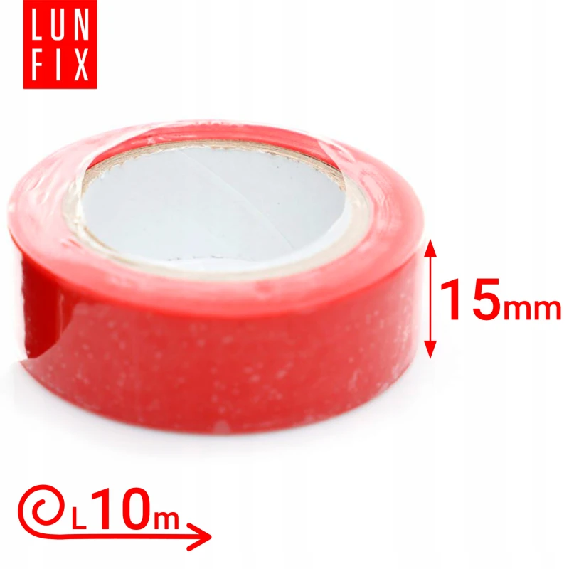 PVC izolační páska, mix barev, šířka 15 mm, délka 10 m, 5 ks.