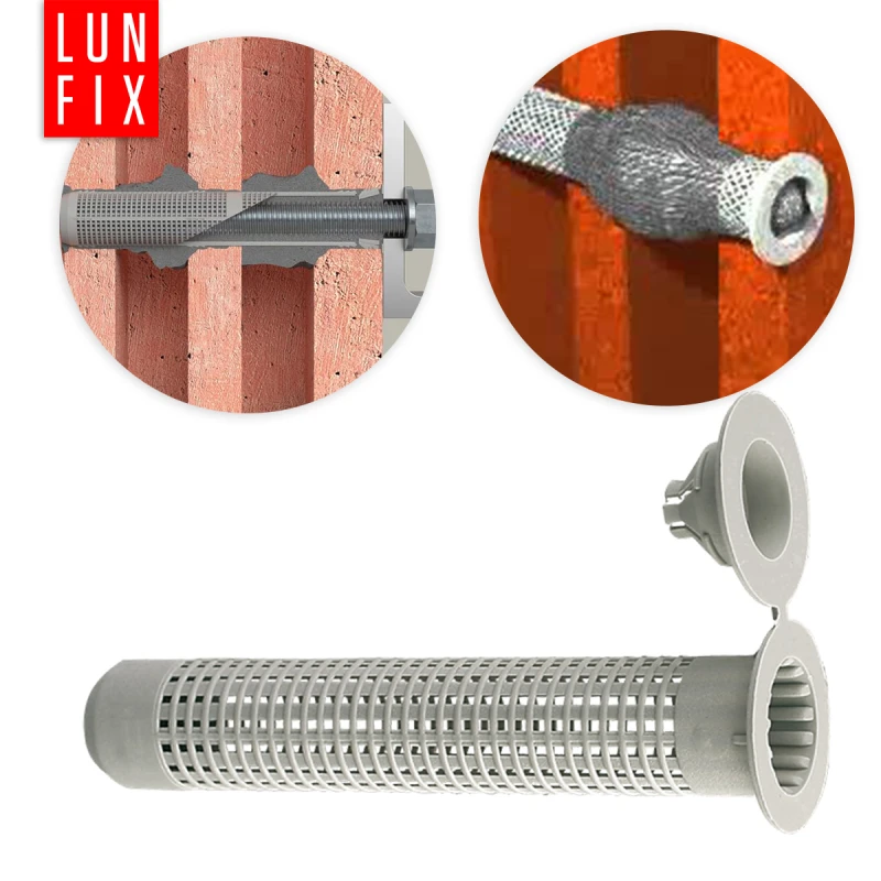 Sítové pouzdro pro chemickou kotvu 12x80 mm, pro závit M6, 10 ks.