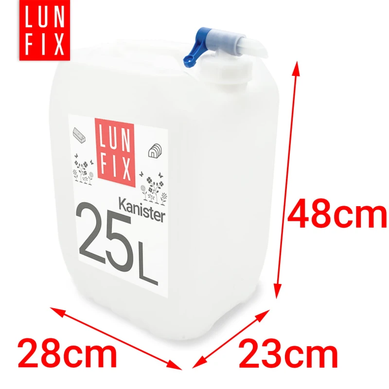 Kanystr s kohoutkem 25l nádrž na vodu HDPE kanystr + uzávěr