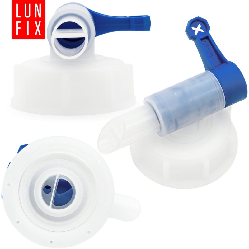 Kran nakręcany na kanister fi60