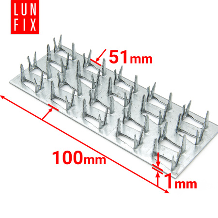 Styčníková deska 51x100 protištěpná spona 1ks