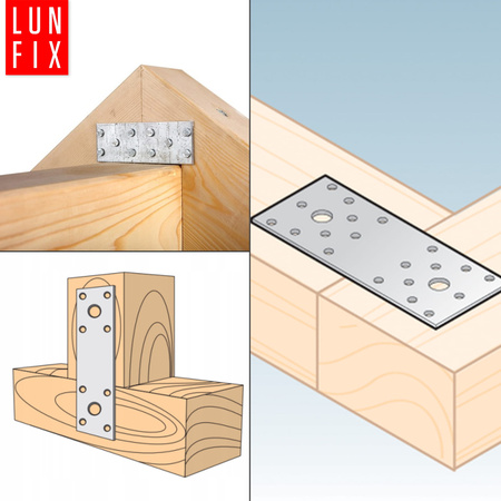 Plochá spojka 120x40x2,5 LP2