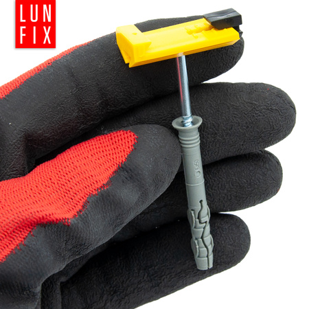 Držák na omítkovou lištu 100 ks sada s hmoždinkami