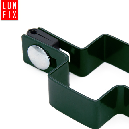 Příchytka plotového panelu průběžná 40x60mm zelená