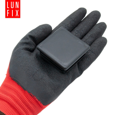 Zátka na sloupek 80x80 černá 10ks.