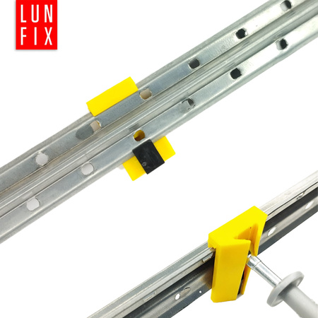 Držák  na omítkovou lištu 100 ks - upevňovací systém