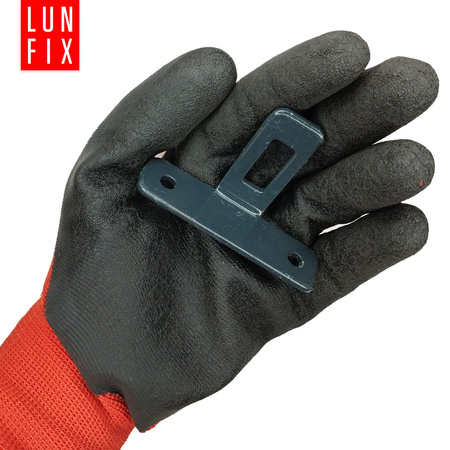 Příchytka typu T na plotové panely šedá 1ks.