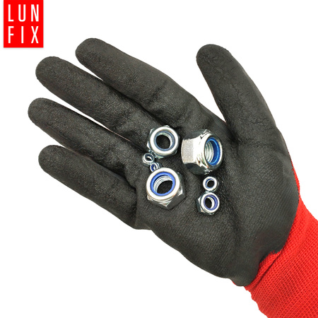 Sada samojistných matic 172 skusů DIN 985 M4-M16